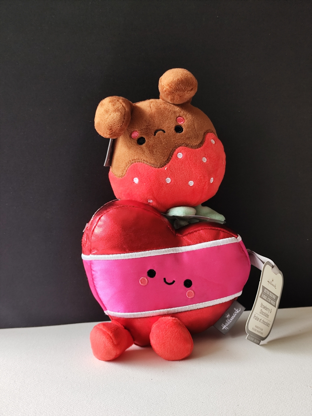🍓 Hallmark Better Together – Strawberry & Chocolates Plush Set